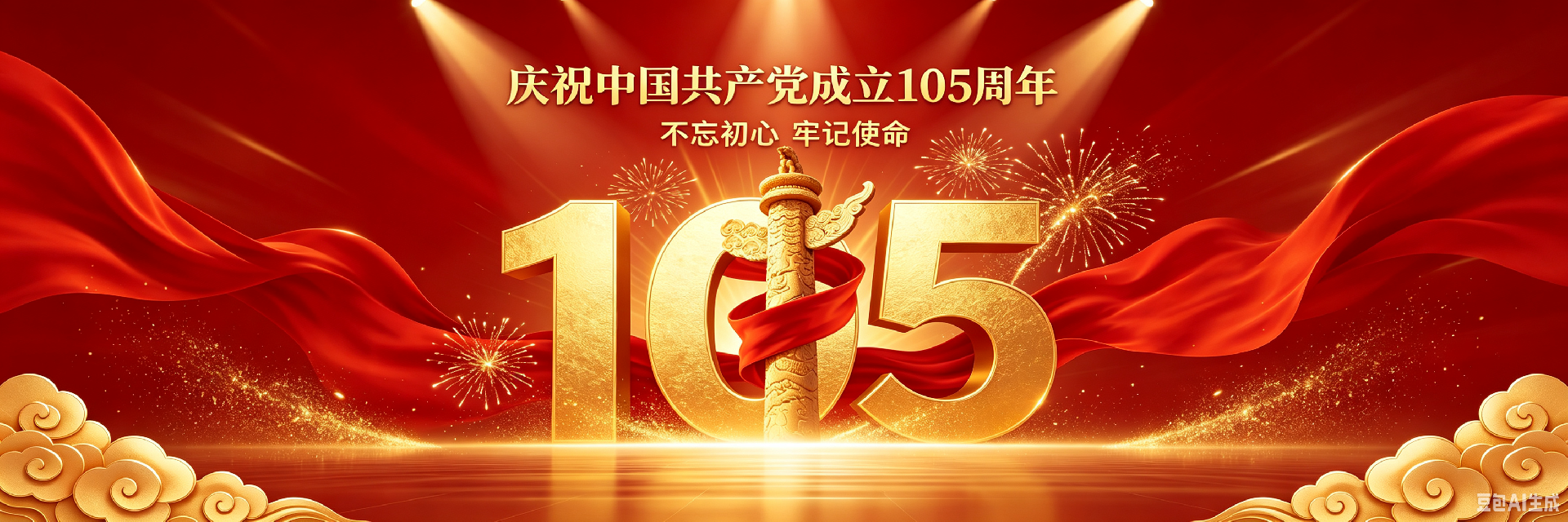 热烈庆祝中国共产党成立105周年